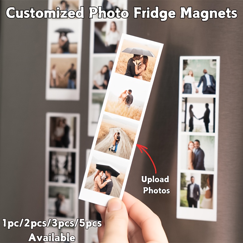 Custom Photo Book - Customized Photo Strip Refrigerator Magnets Creative
