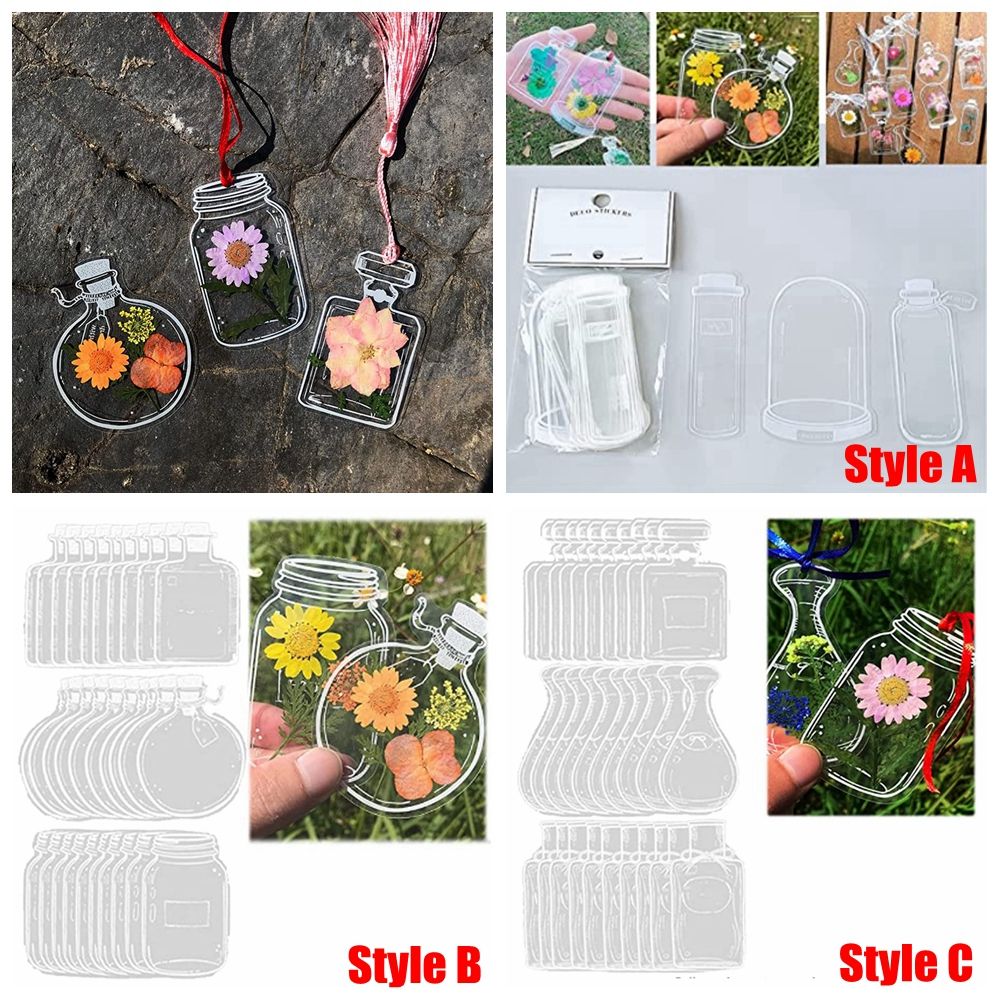 30Pcs DIY Transparent Dried Fl – Dried Flower Bookmark recenzja i cena