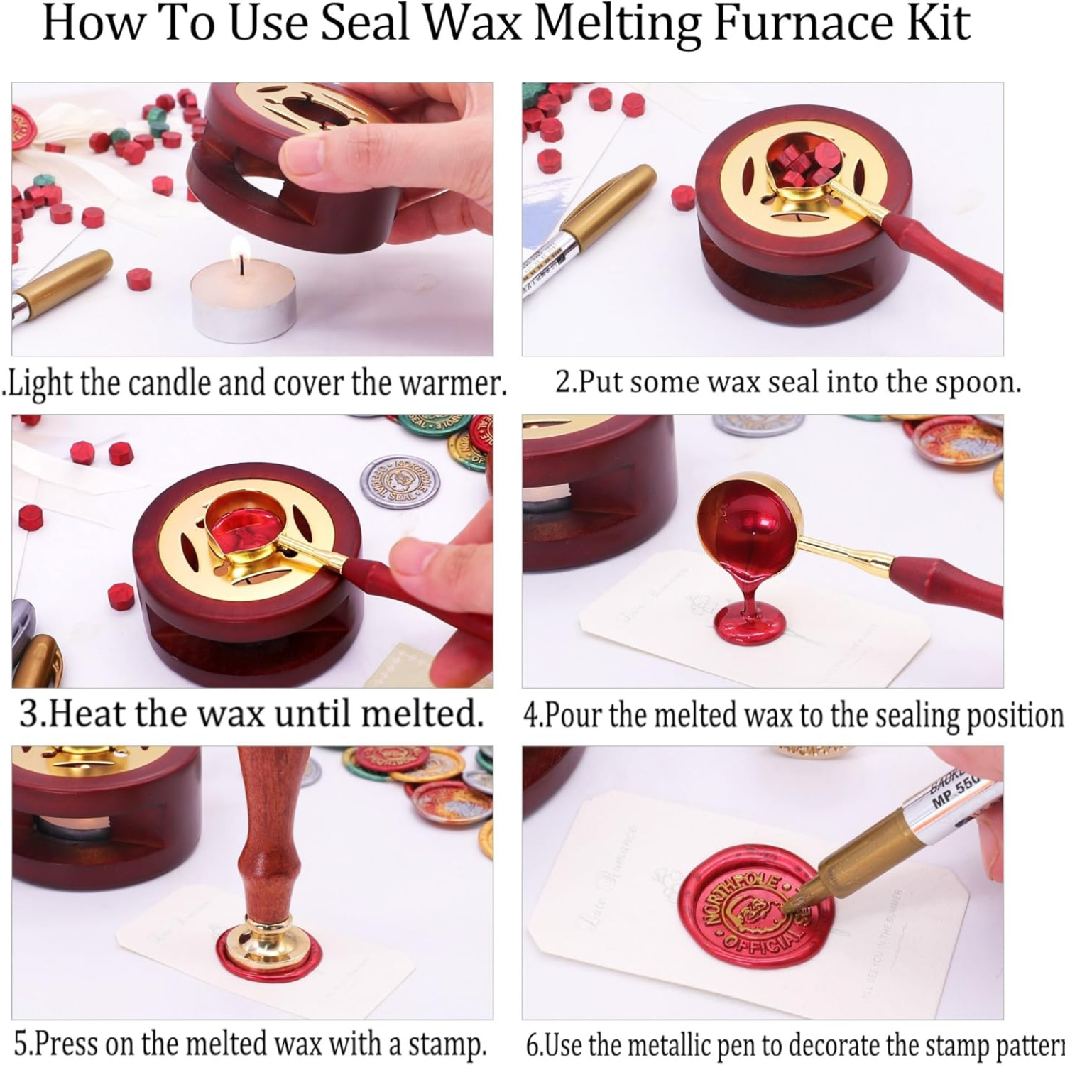 Christmas Seal Wax Kit - 800pc – Wax Seal Letter Kit recenzja i cena