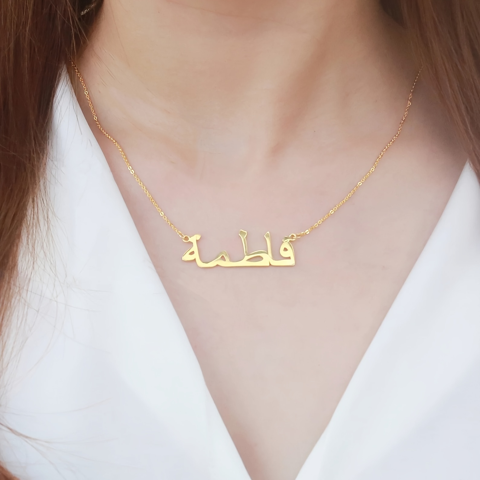 Personalized Custom Arabic Nam – Name Necklace Custom recenzja i cena