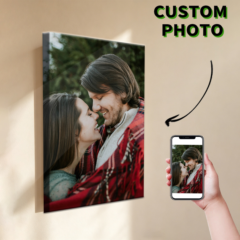 1 Pc Customized Photos on Canv – Engraved Wood Frame recenzja i cena