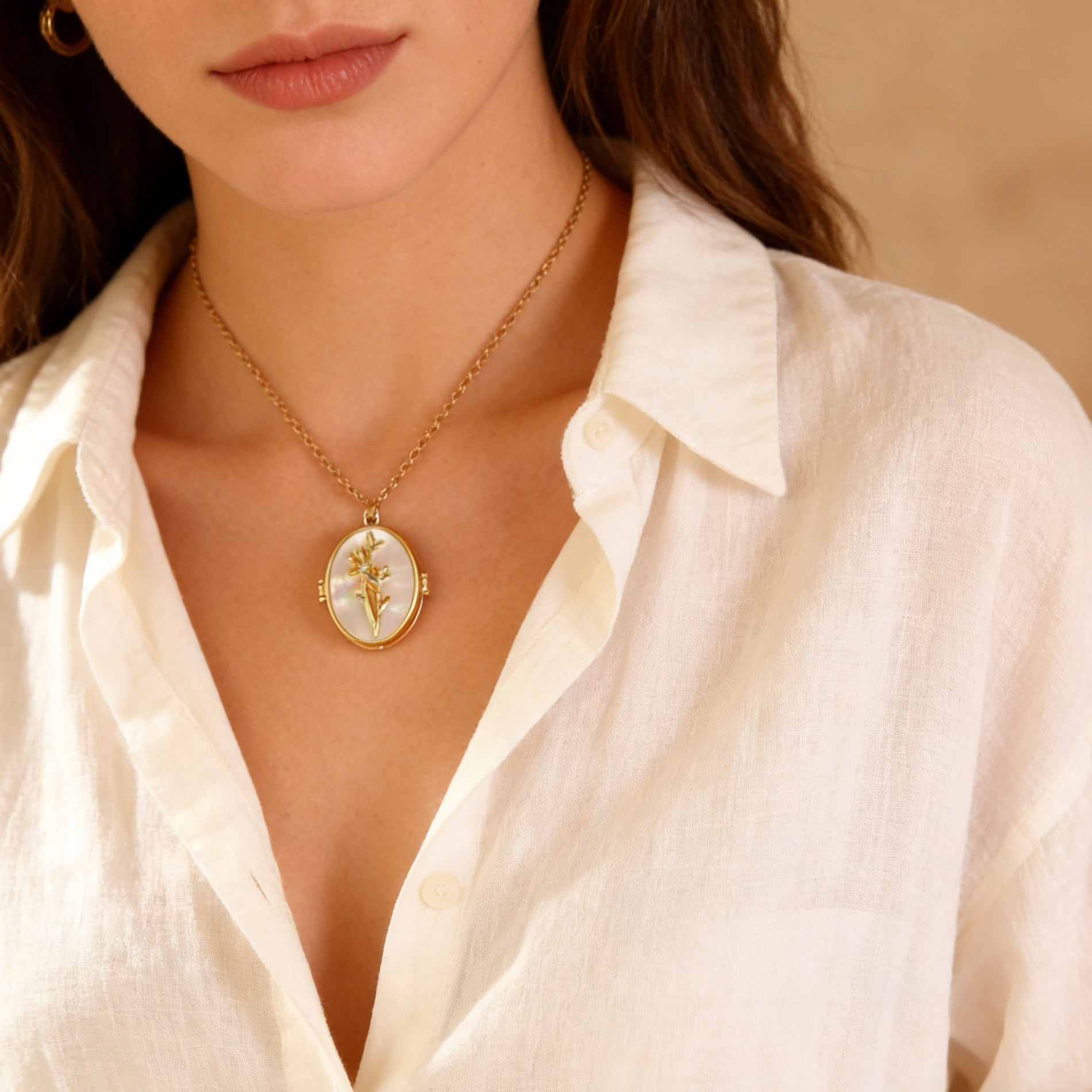 Diamon Birth Flower Custom Col – Birth Flower Necklace recenzja i cena