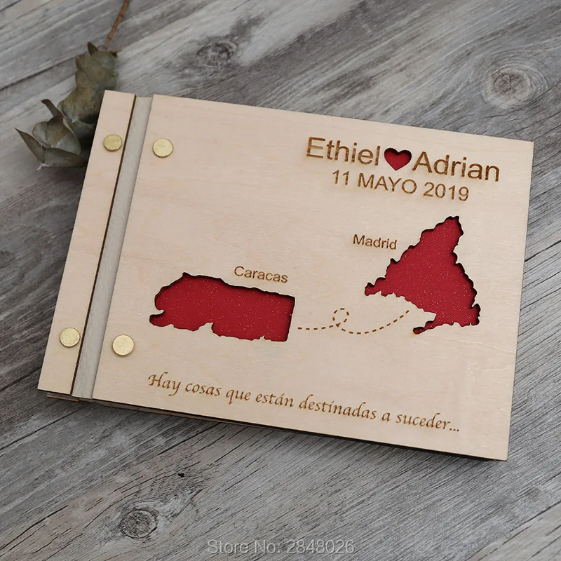 Map engraved wedding guestbook – Custom Star Map recenzja i cena