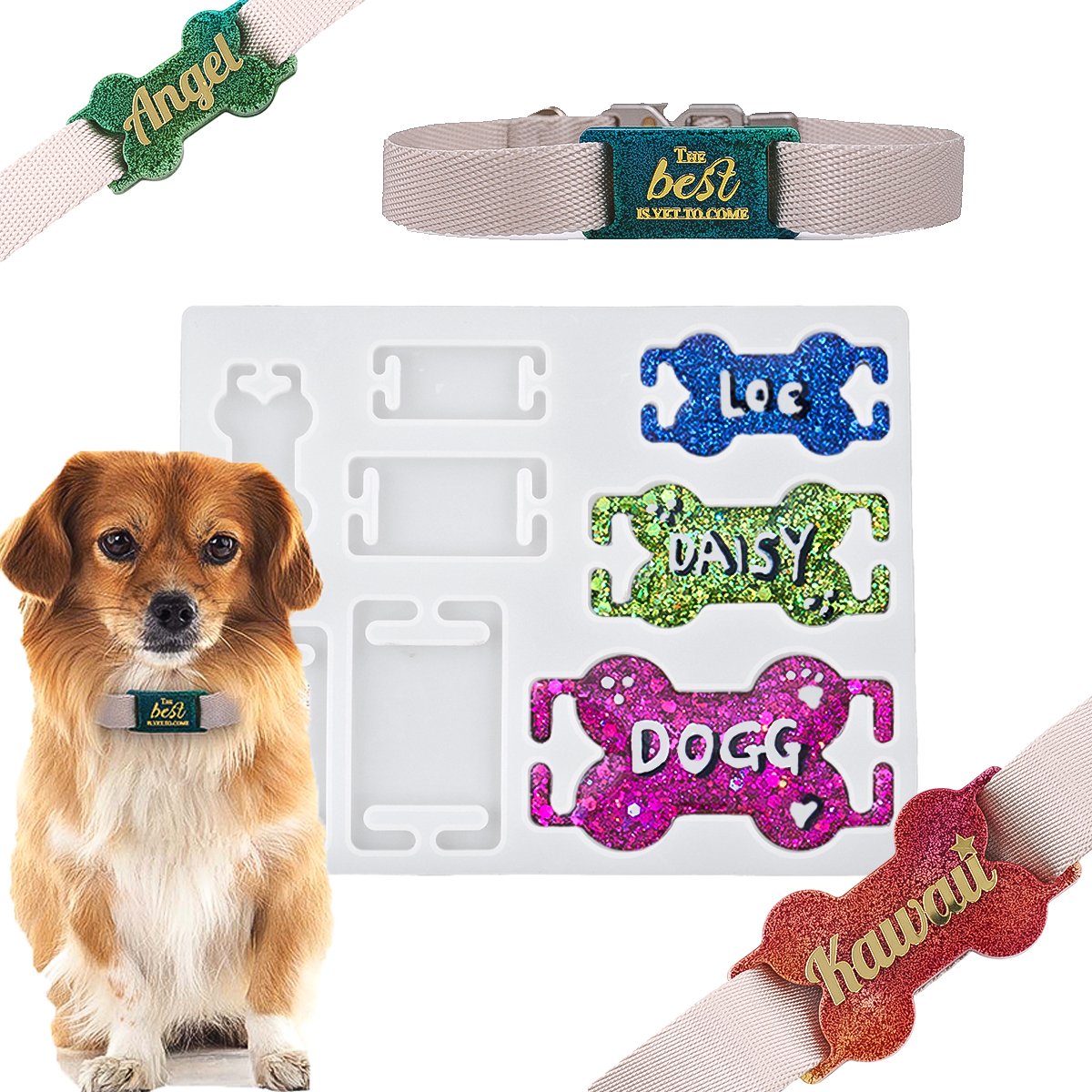 DIY Cat Dog ID Tag Silicone Mo – Pet Portrait Custom recenzja i cena