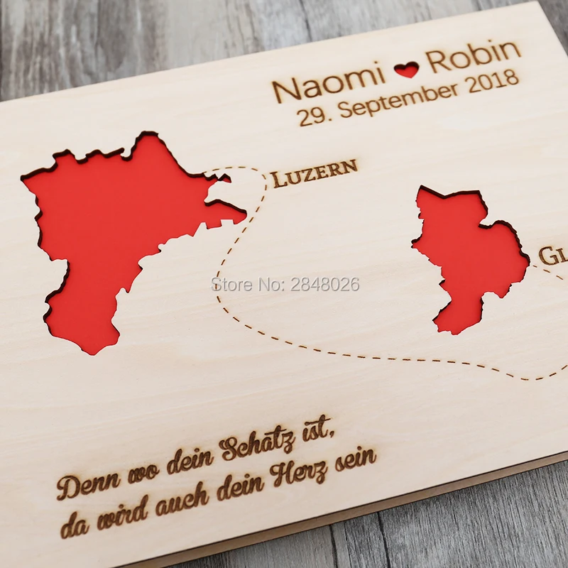 Rustic personalized wedding gu – Custom Photo Book recenzja i cena