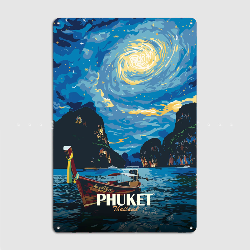 Phuket Thailand Night Sky Boat – Custom Night Sky recenzja i cena
