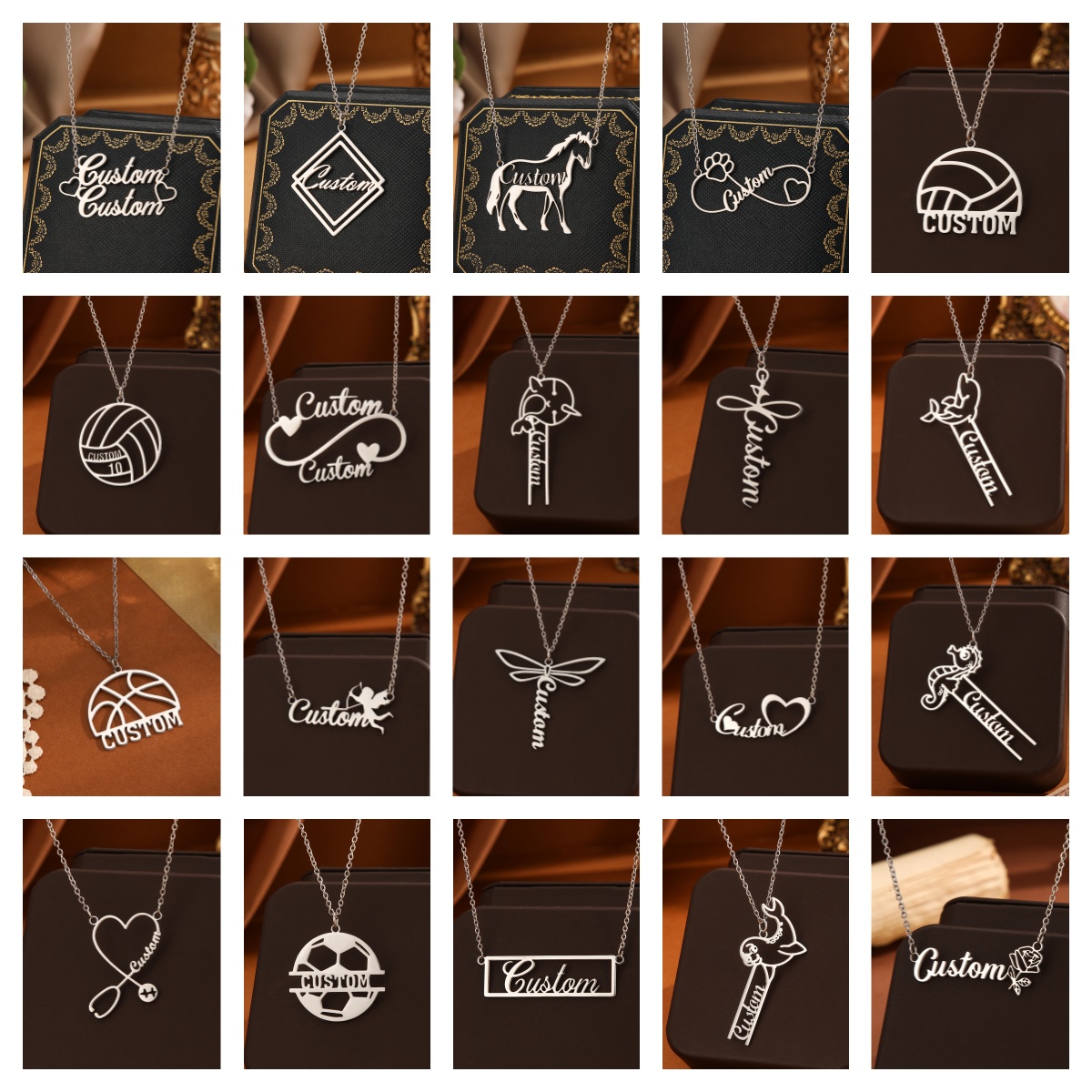 1pc Stainless Steel Customized – Name Necklace Custom recenzja i cena