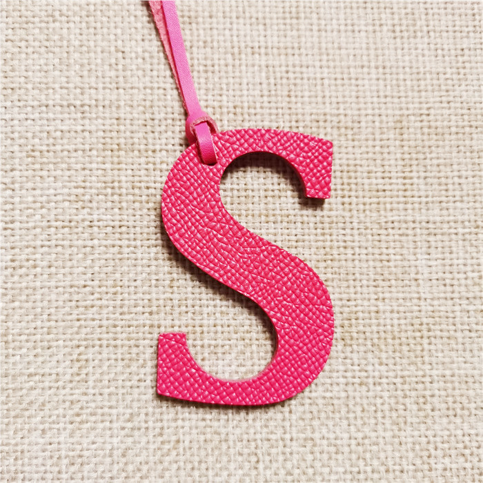 English Letter O P Q R S T Alp – Monogram Keychain Leather recenzja i cena