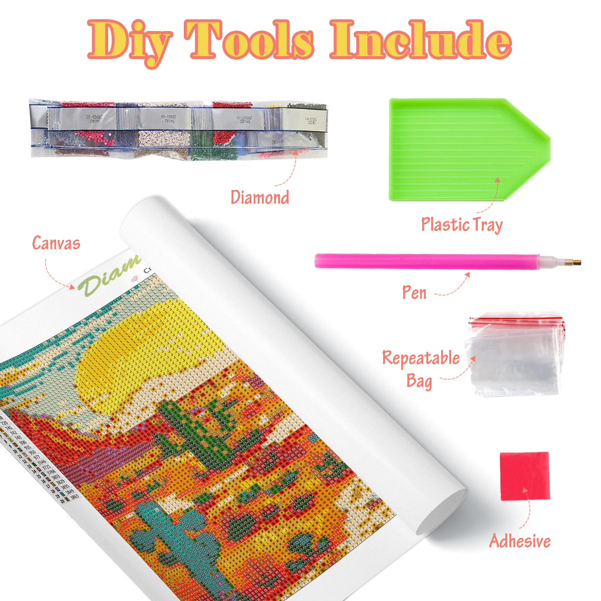 Frameless, DIY Diamond Paintin – Photo Mosaic Print recenzja i cena