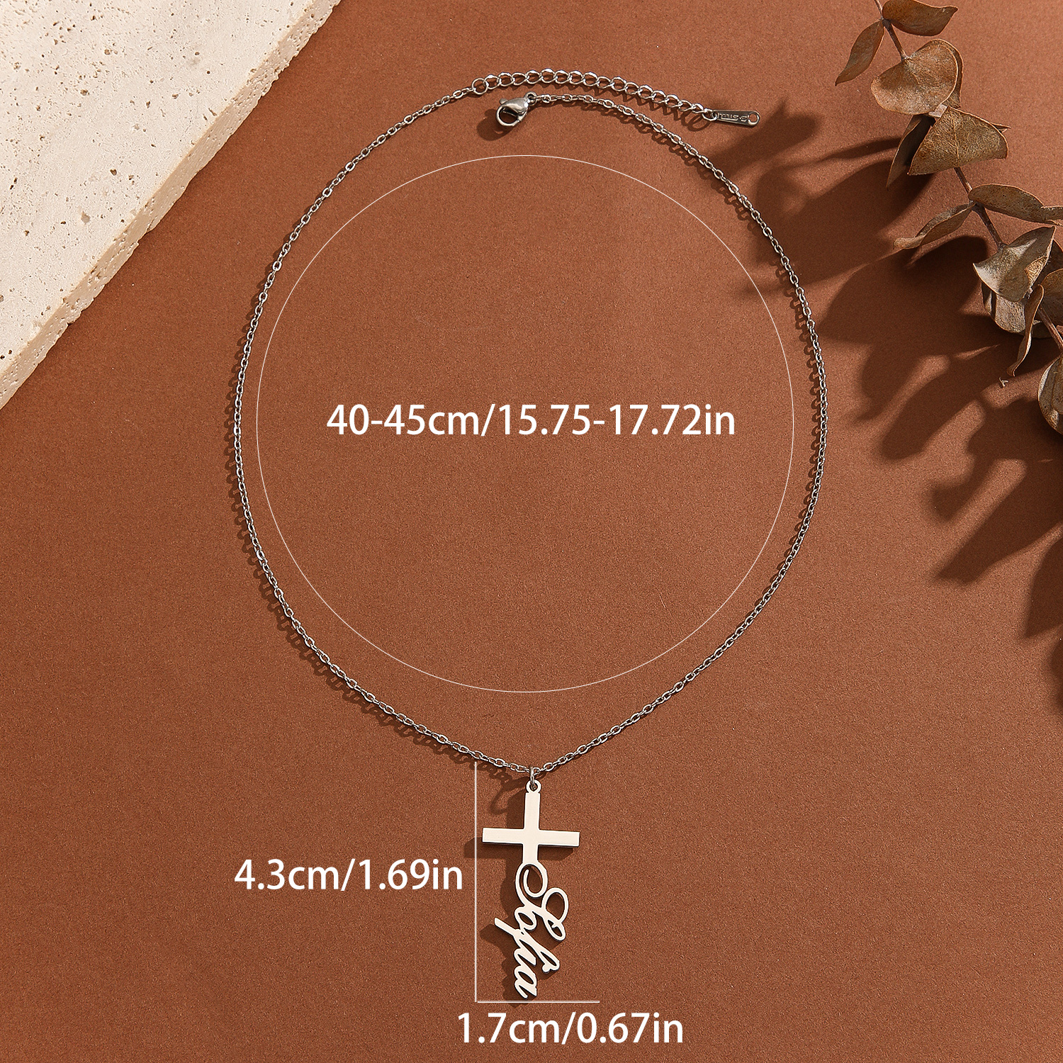 1pc Personalized Easter Gift S – Name Necklace Custom recenzja i cena