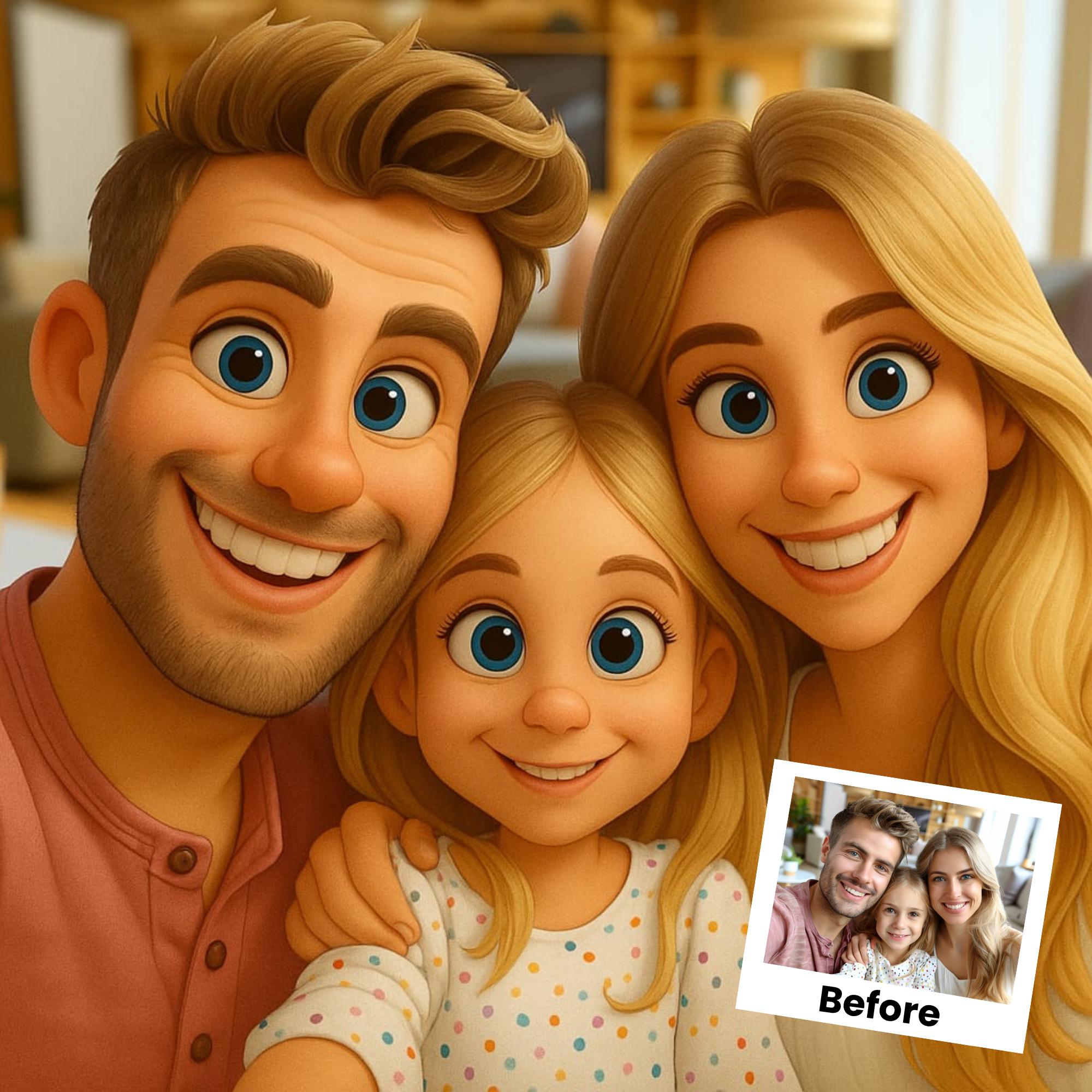 Custom Cartoon style portrait  – Pet Portrait Custom recenzja i cena