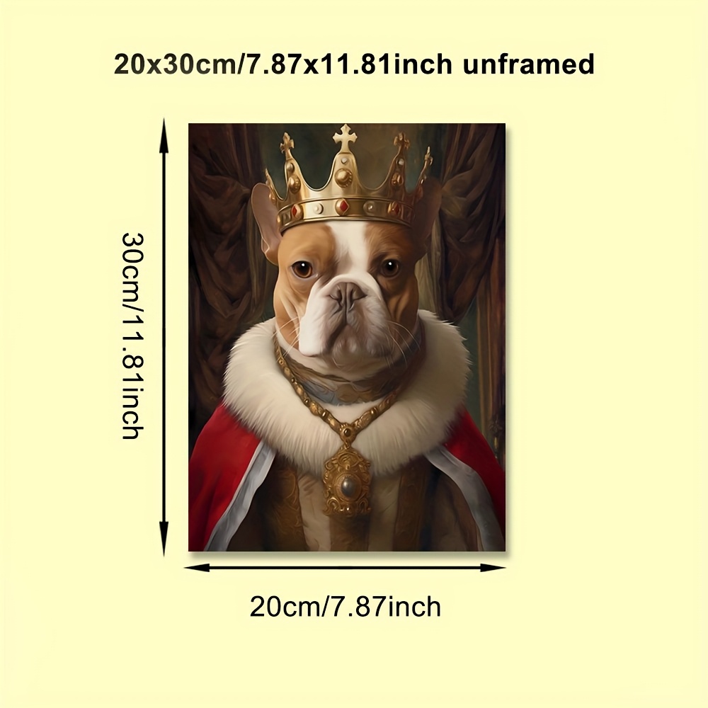1PC Custom King Queen Dog Cat  – Pet Portrait Custom recenzja i cena