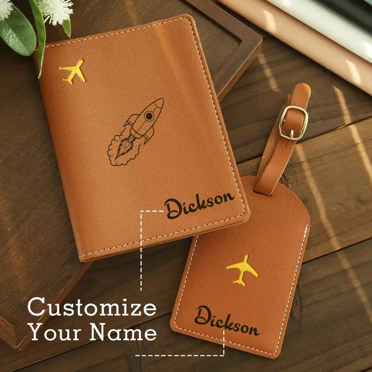 Customized Name Luggage Tag 2p – Personalized Name Box recenzja i cena