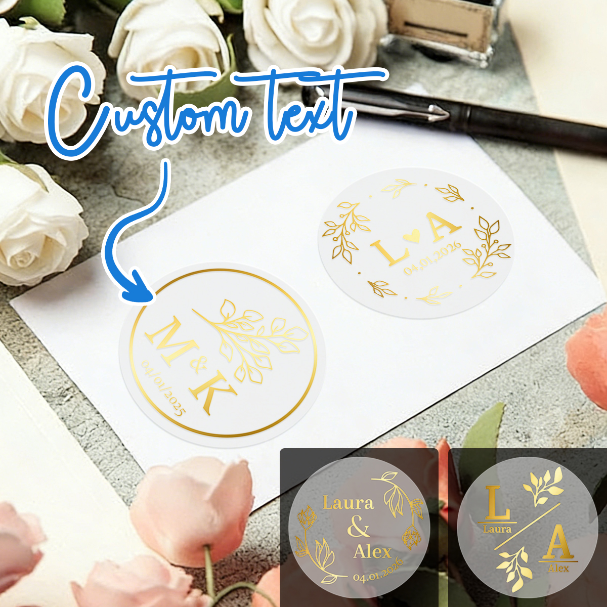 30/60/120/240pcs Custom Text R – Personalised Candle Label recenzja i cena