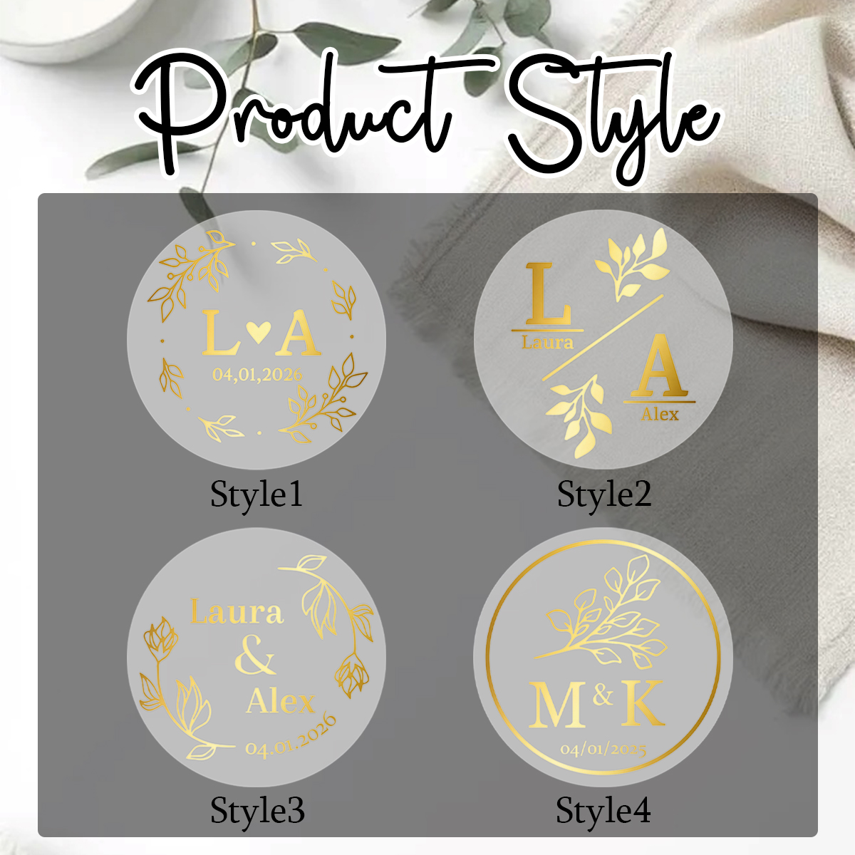 30/60/120/240pcs Custom Text R – Personalised Candle Label recenzja i cena