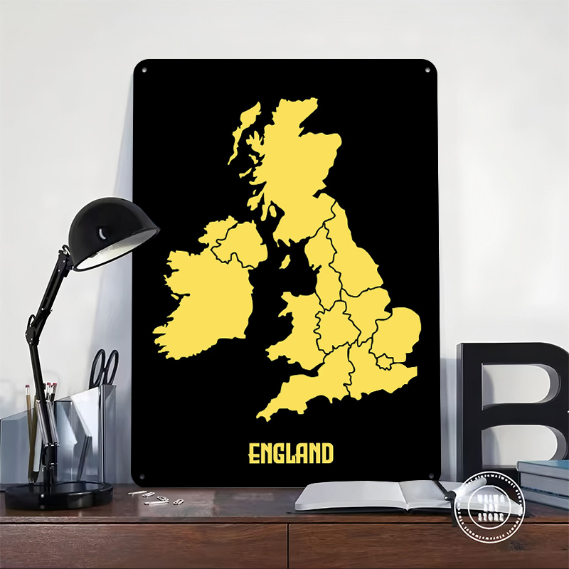 Map of England Printed Poster  – Custom Map Poster recenzja i cena