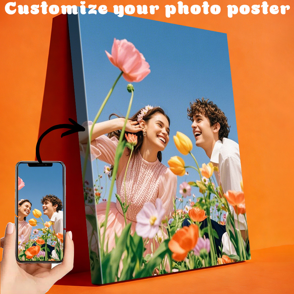 1 customized photo canvas, opt – Engraved Wood Frame recenzja i cena