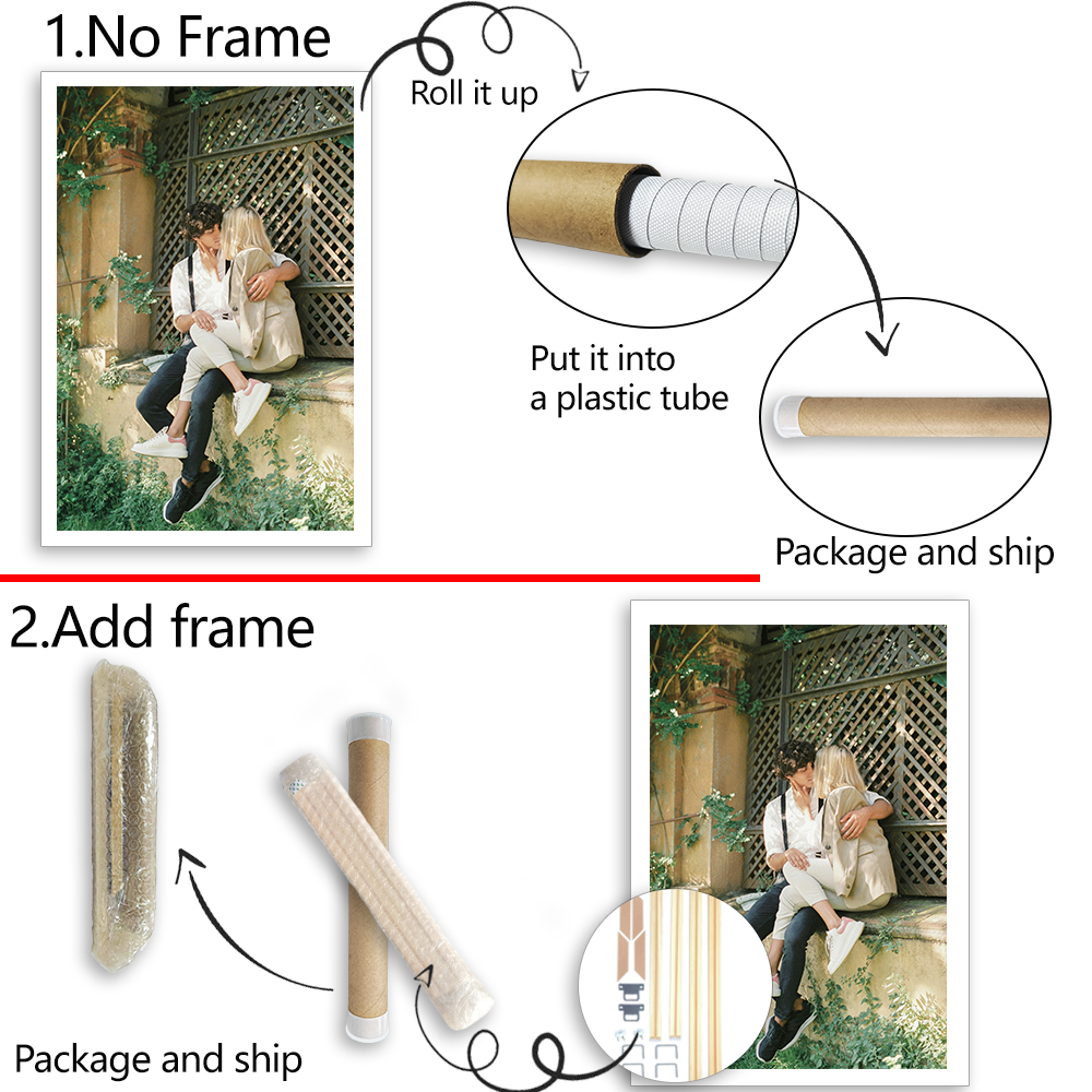 1 customized photo canvas, opt – Engraved Wood Frame recenzja i cena