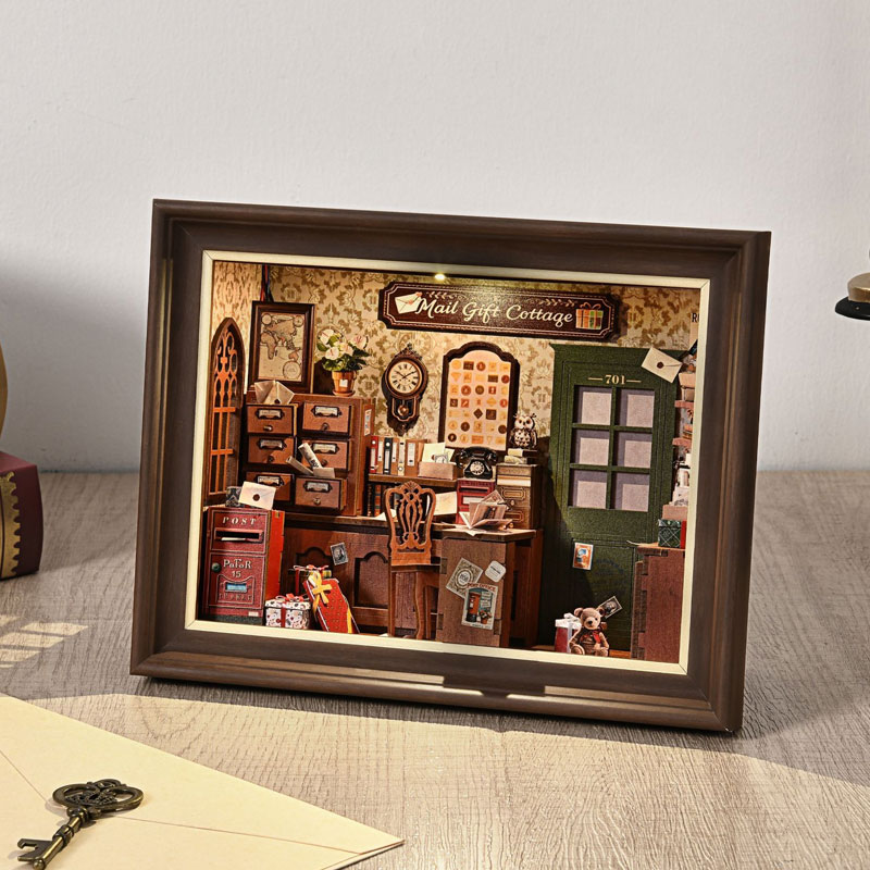 DIY 3D Wooden Book Nook Kit Mi – Engraved Wood Frame recenzja i cena