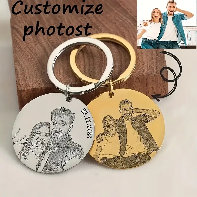 Personalized Engraved Portrait – Initial Ring Custom recenzja i cena