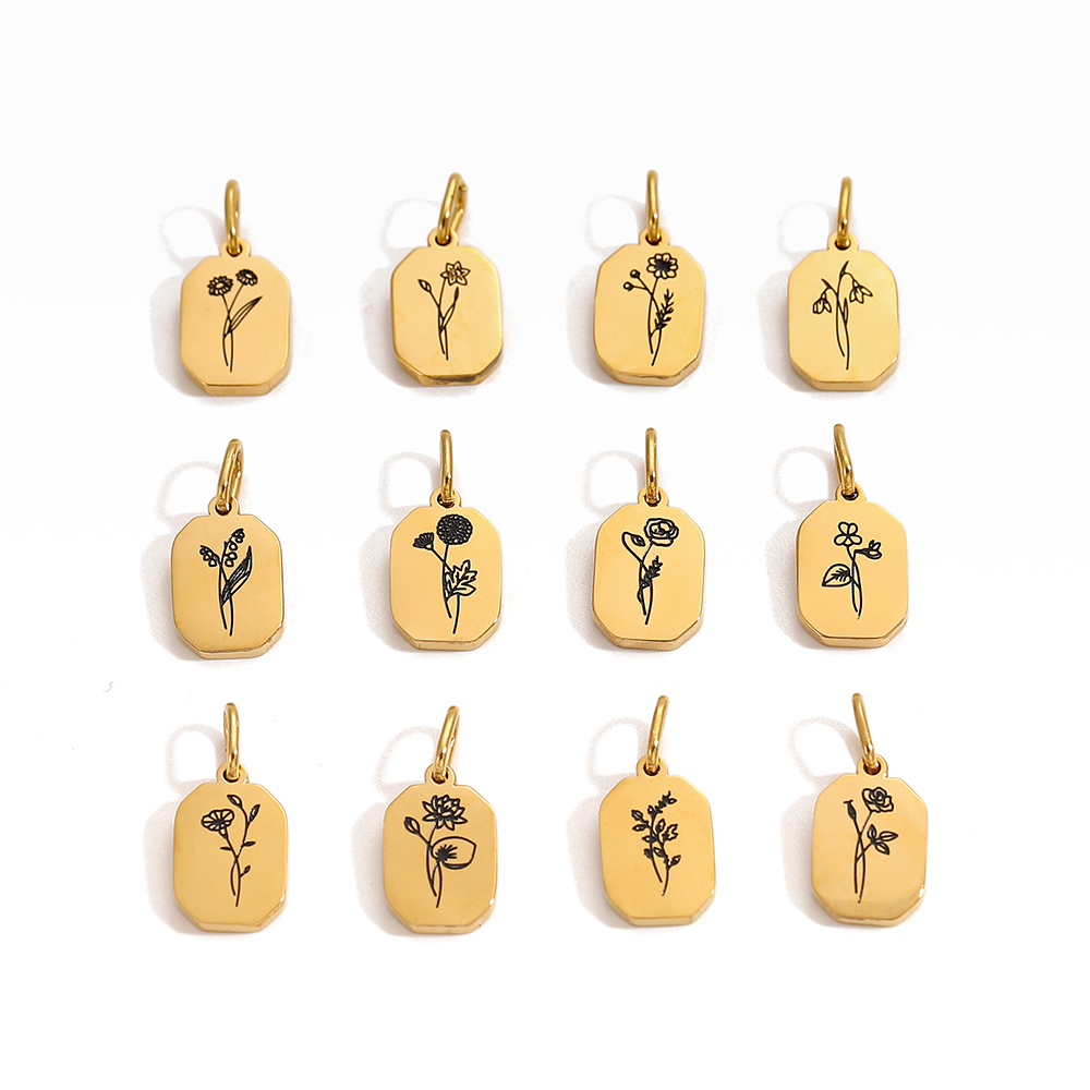 Chic Hot Sale Birth Month Crys – Birth Flower Necklace recenzja i cena