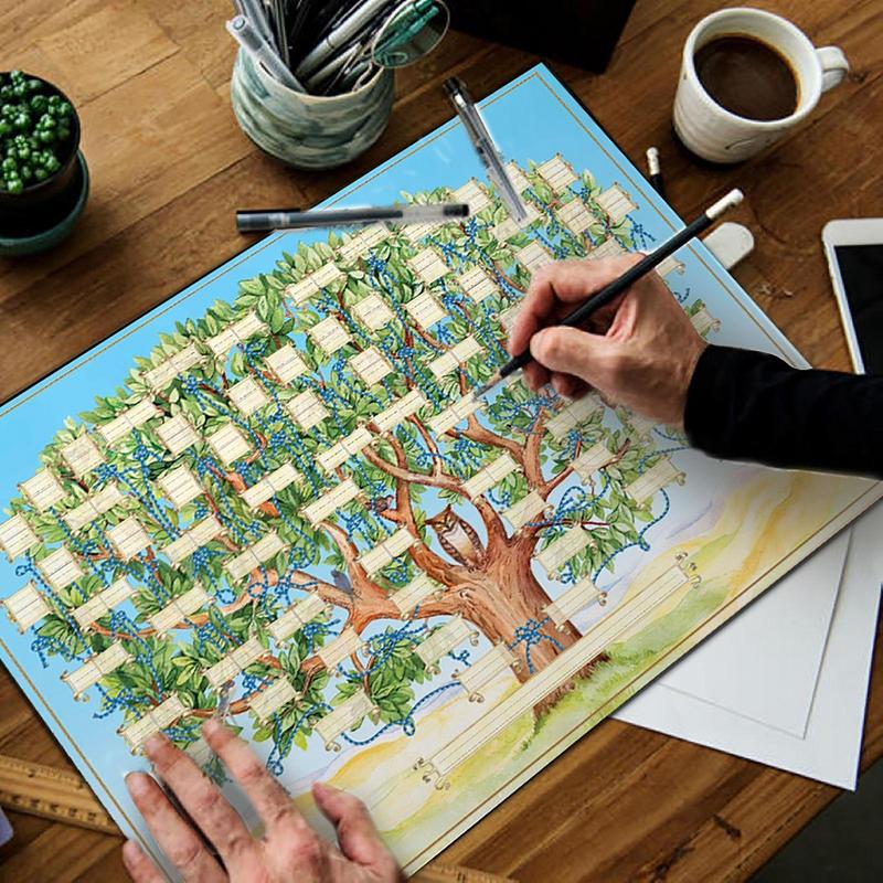 Fillable Family Tree Chart 6 G – Family Tree Print recenzja i cena
