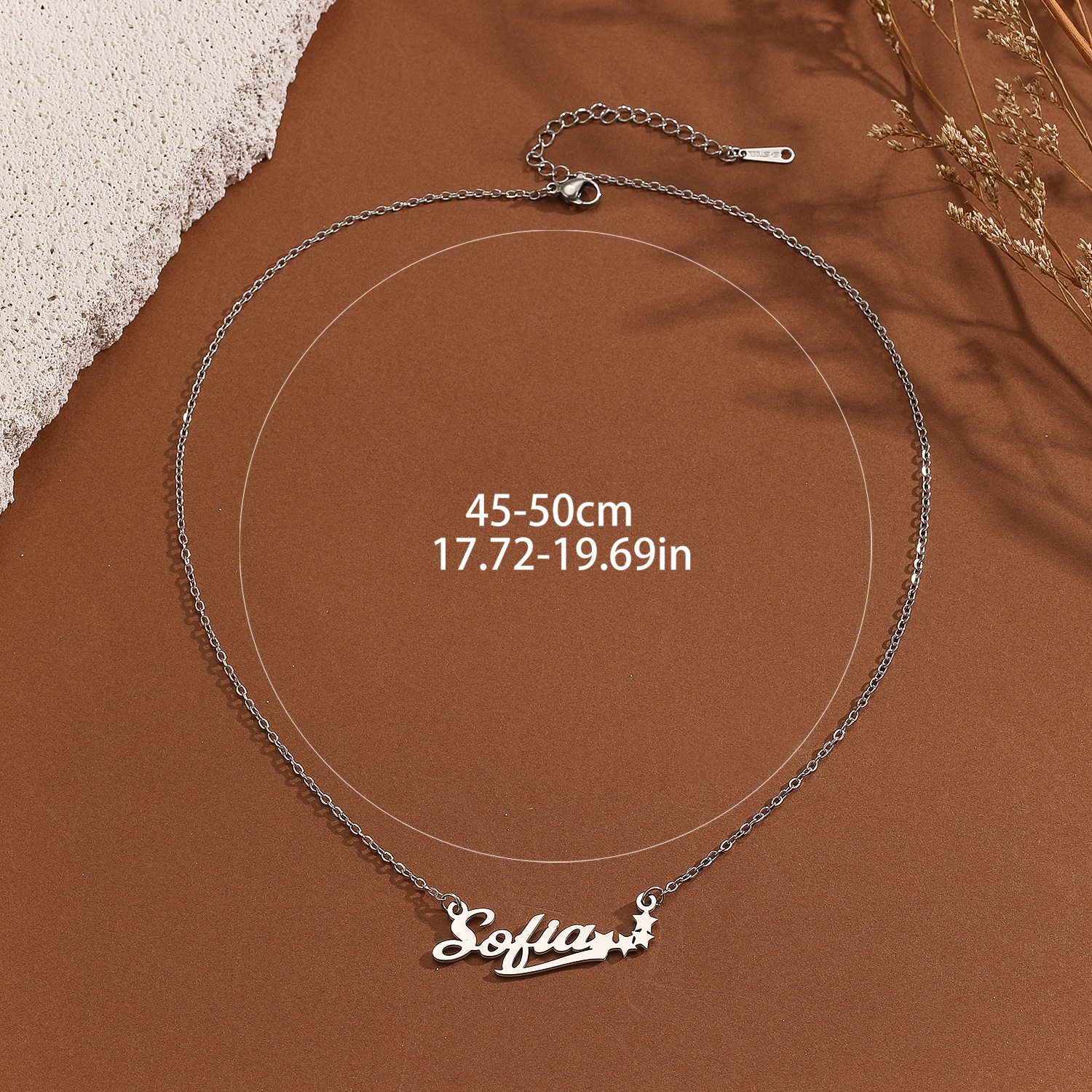 Stainless Steel Star Letter Pe – Name Necklace Custom recenzja i cena