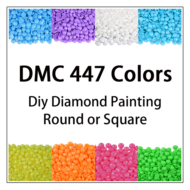 DMC 447 Colors 5D Diy Diamond  – Photo Mosaic Print recenzja i cena
