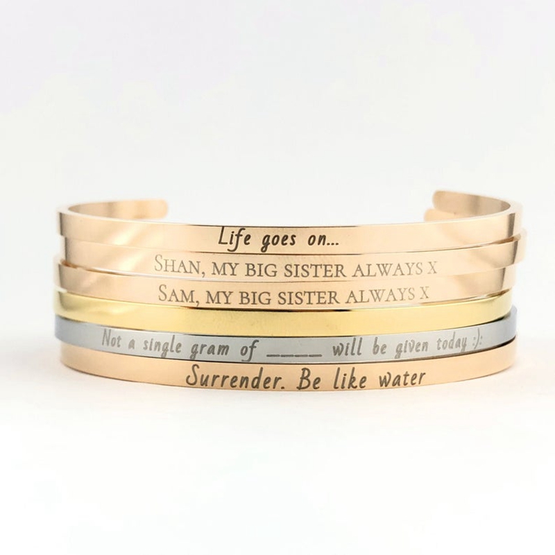 4mm Customized Personality Eng – Coordinates Bracelet recenzja i cena