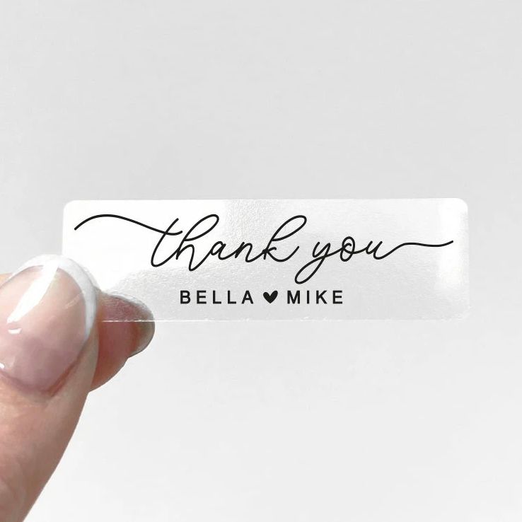 Custom Transparent Sticker Per – Personalised Candle Label recenzja i cena