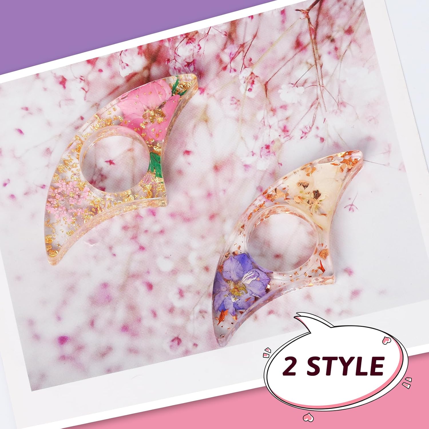 2PCS Thumb Book Page Holder, H – Dried Flower Bookmark recenzja i cena