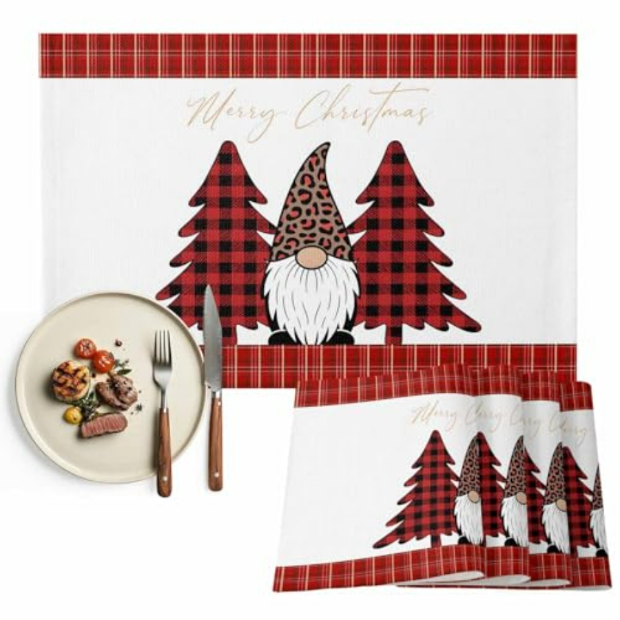Set of 4 Winter Christmas Tree – Family Tree Print recenzja i cena