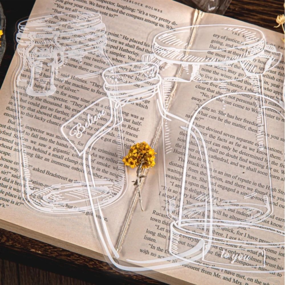 Glassware Shape Bookmarks Stic – Dried Flower Bookmark recenzja i cena