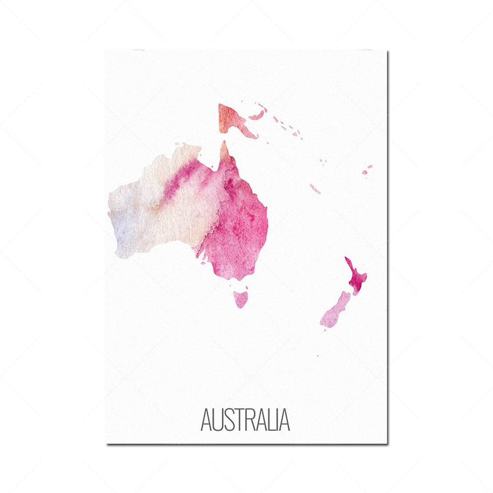 6 continent poster set, North  – Custom Star Map recenzja i cena