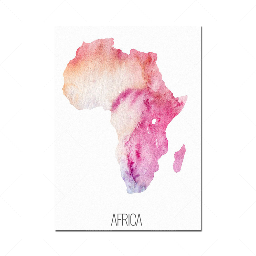 6 continent poster set, North  – Custom Star Map recenzja i cena