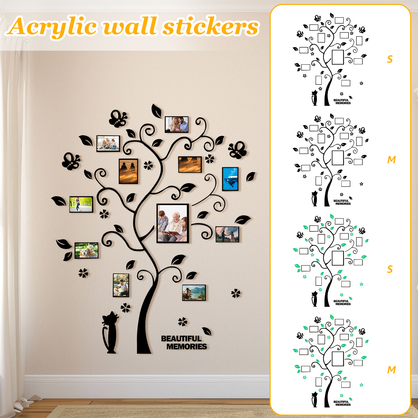 1Pc Picture Frames Tree Acryli – Family Tree Print recenzja i cena