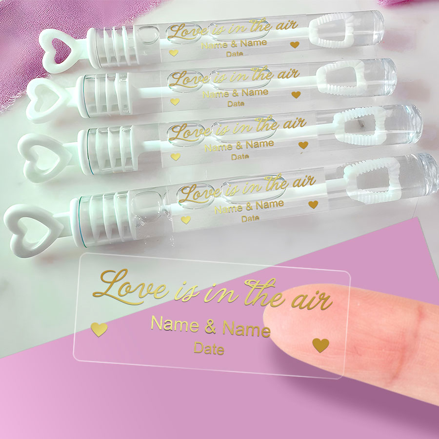 ‌Personalized Gold Foil Waterp – Personalised Candle Label recenzja i cena