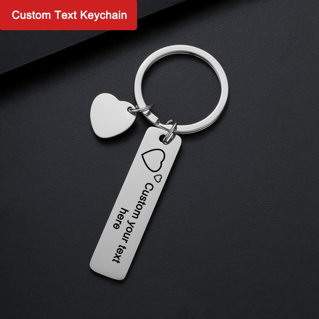 Custom Text Keychain Personali – Initial Ring Custom recenzja i cena