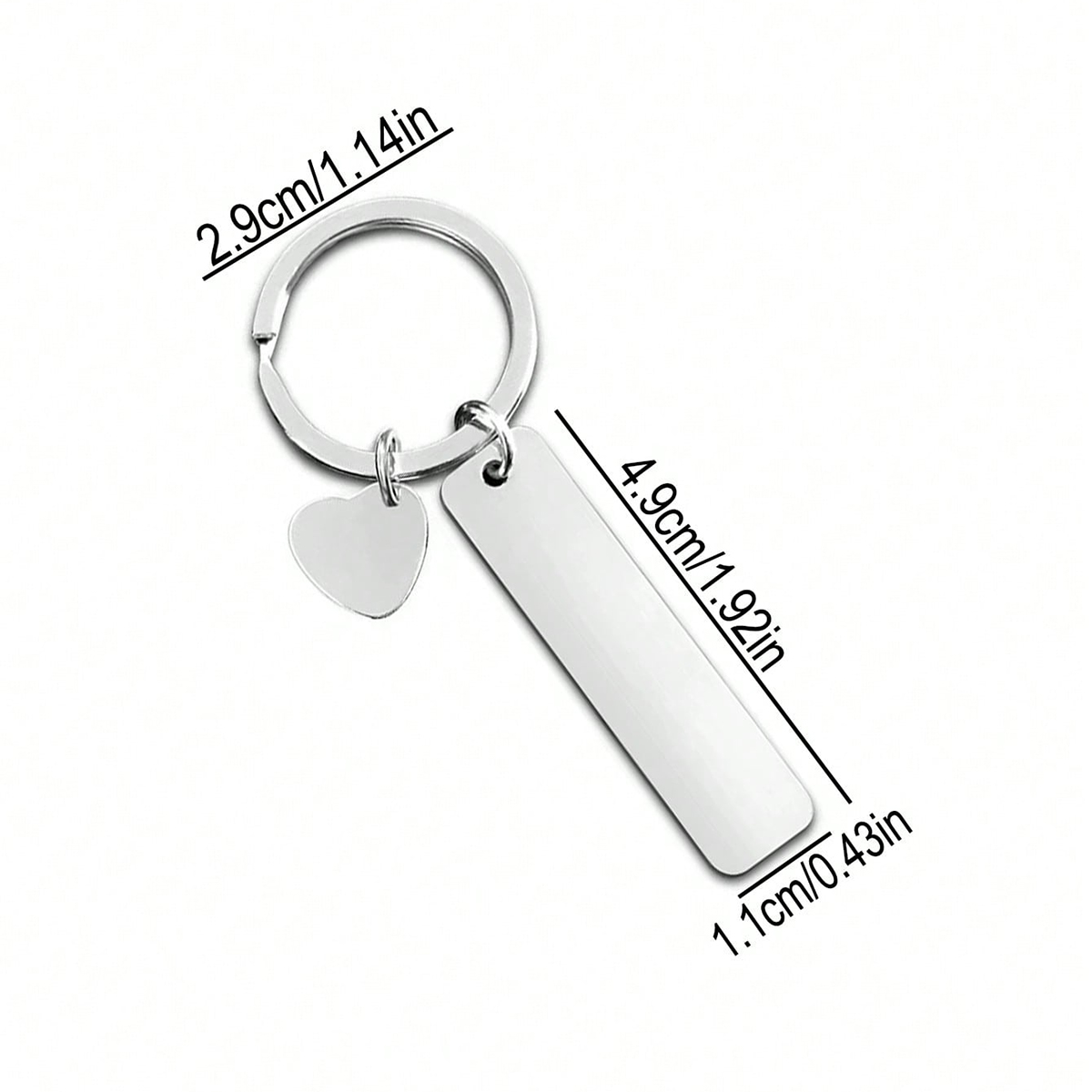 Custom Text Keychain Personali – Initial Ring Custom recenzja i cena