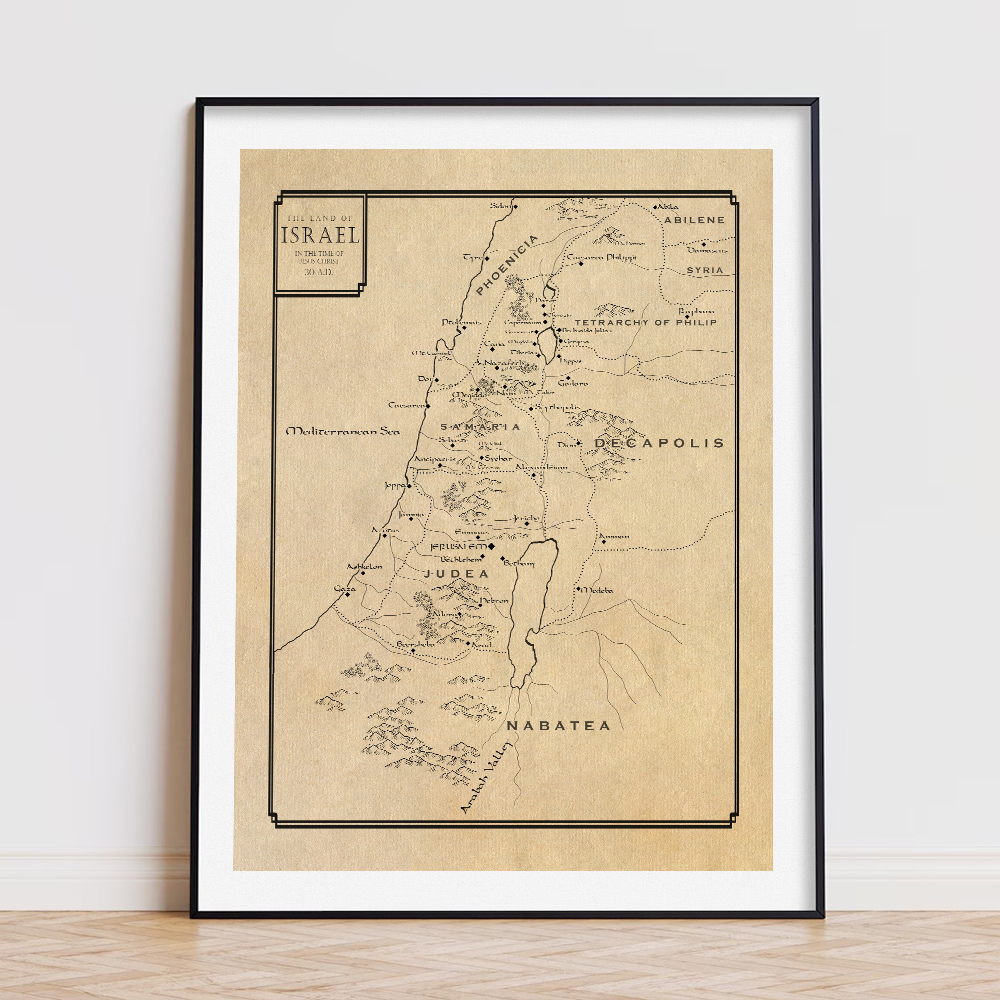 Tel Aviv Map Print Israel City – Custom Star Map recenzja i cena