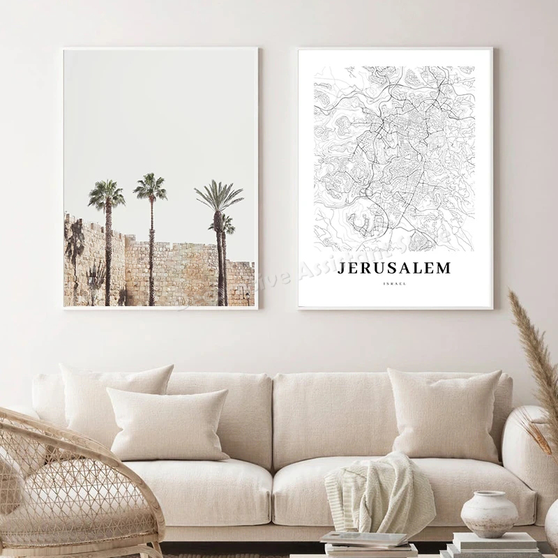 Tel Aviv Map Print Israel City – Custom Star Map recenzja i cena