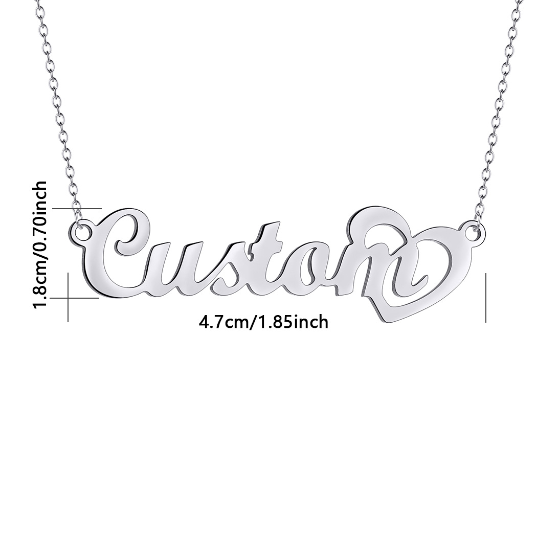 Customized Name Necklace with  – Name Necklace Custom recenzja i cena