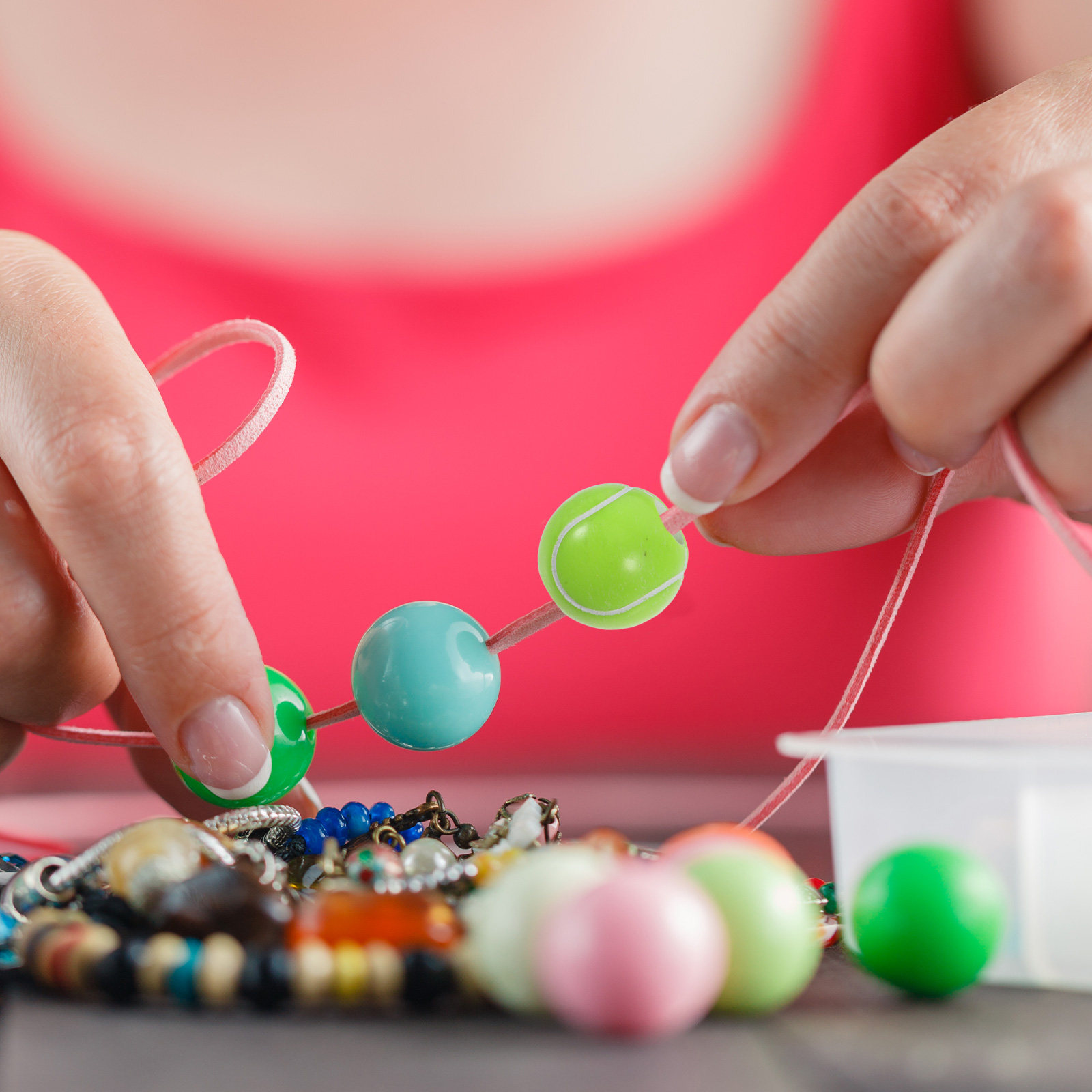100Pcs DIY Tennis Beads Bracel – Coordinates Bracelet recenzja i cena