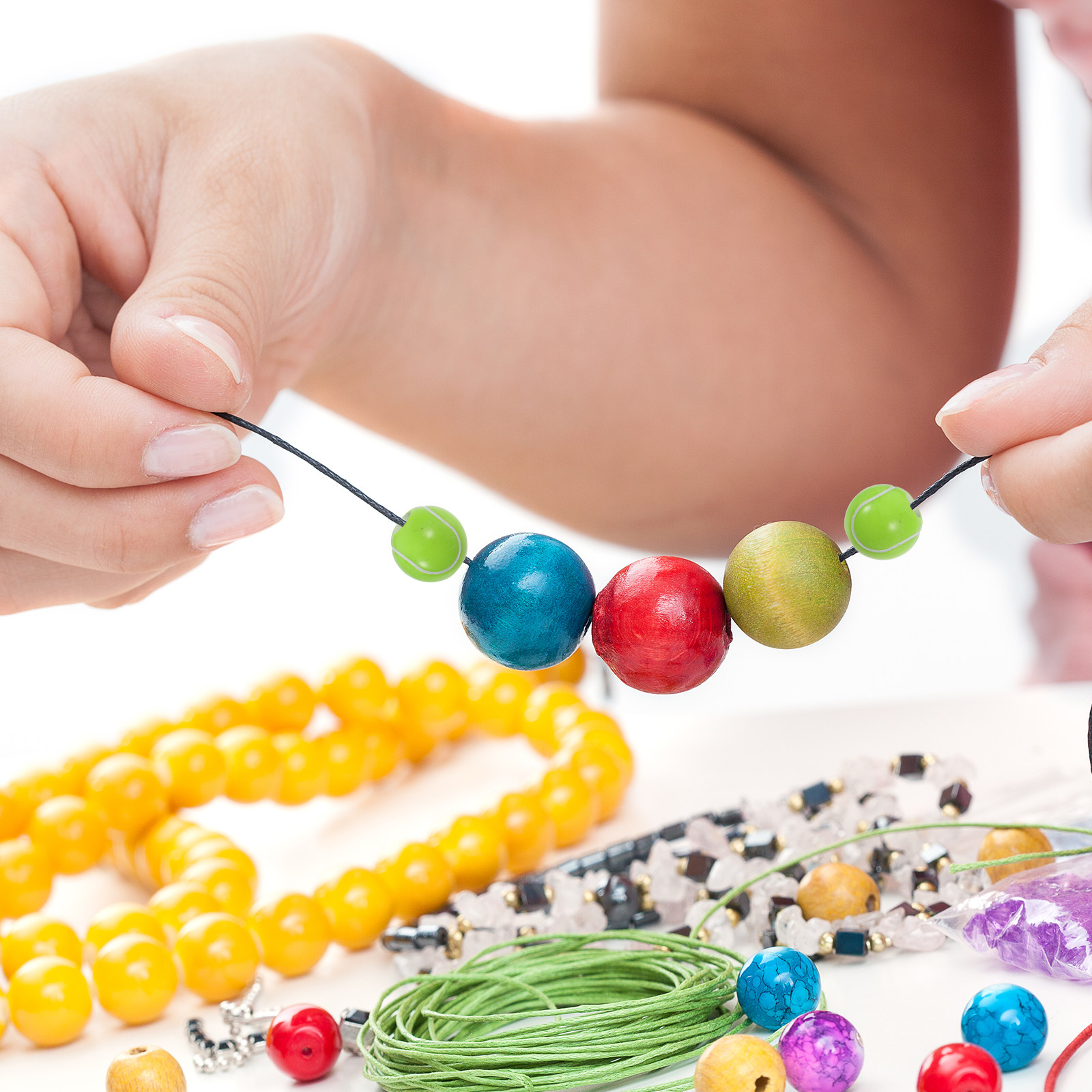 100Pcs DIY Tennis Beads Bracel – Coordinates Bracelet recenzja i cena