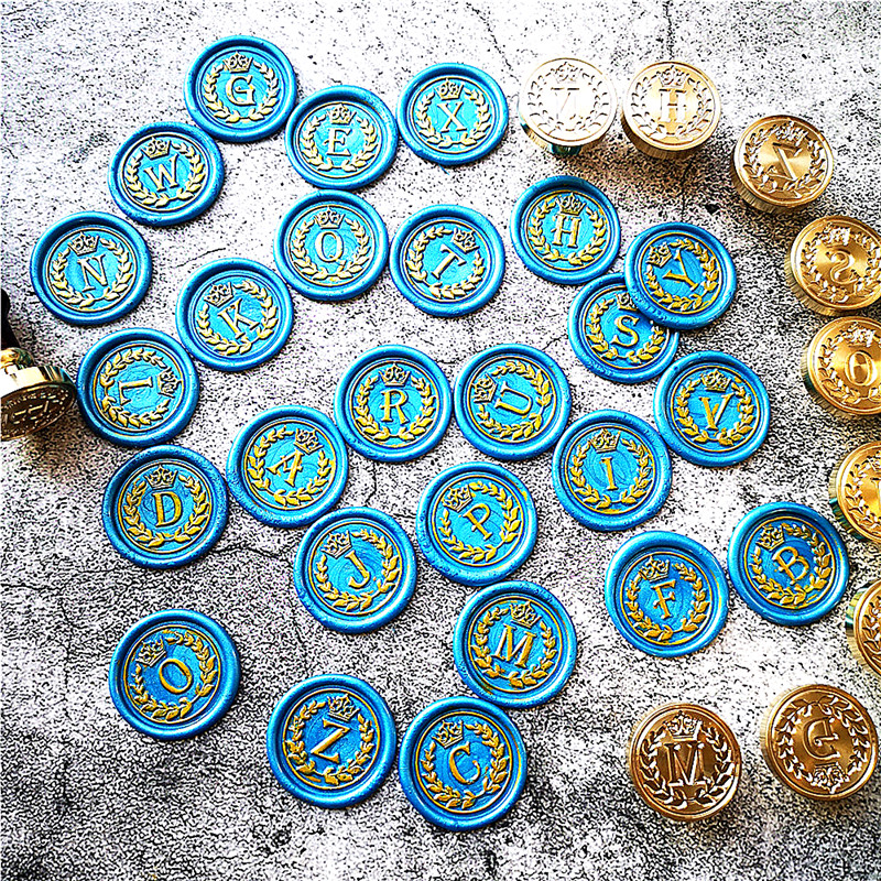26 Letter A - Z crown Wax Seal – Wax Seal Letter Kit recenzja i cena