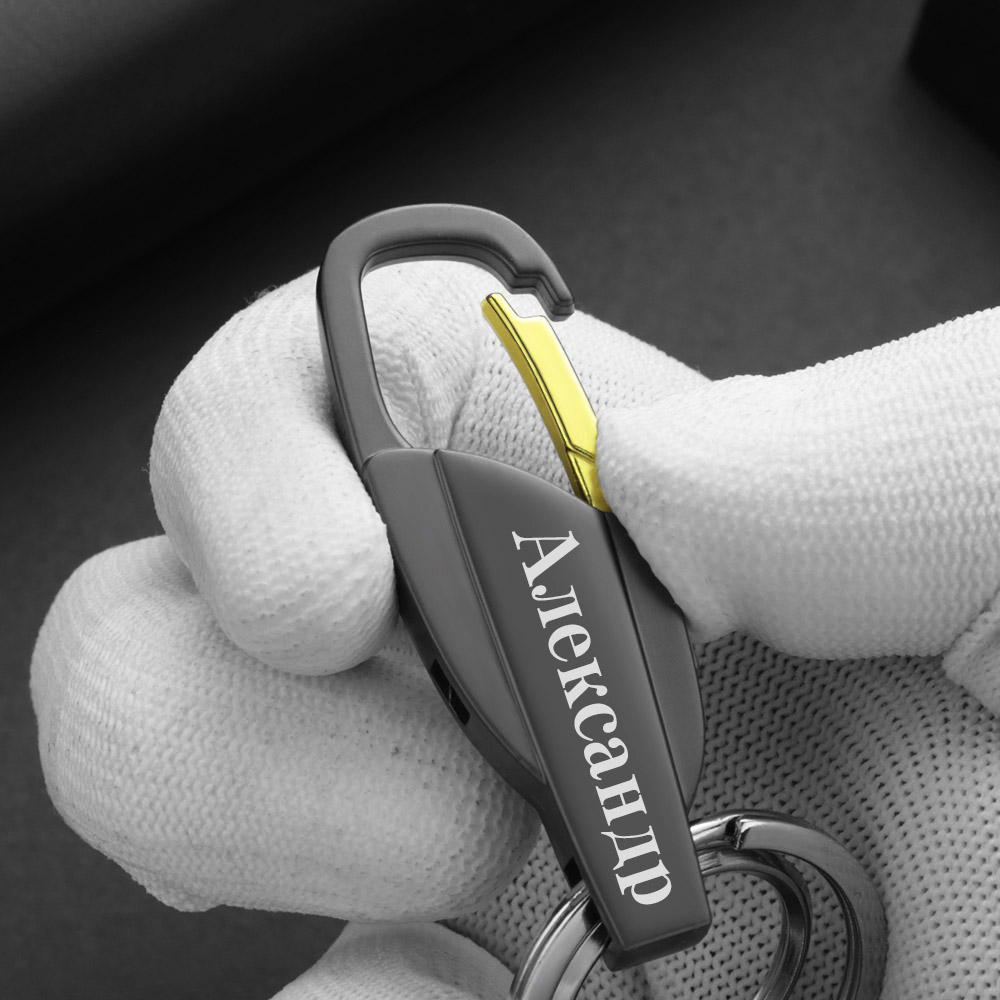 Personalized Lettering Keychai – Initial Ring Custom recenzja i cena
