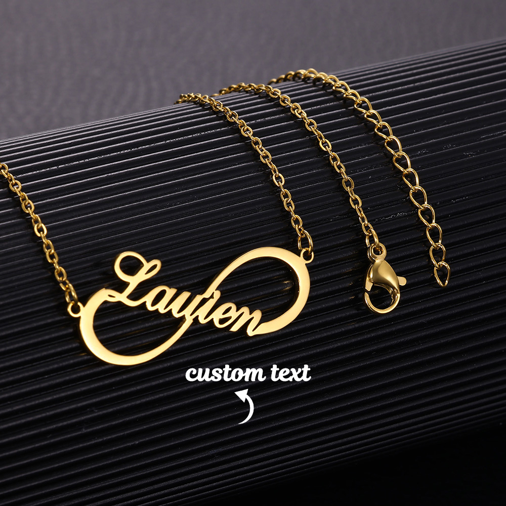 Custom Name Infinity Necklaces – Name Necklace Custom recenzja i cena