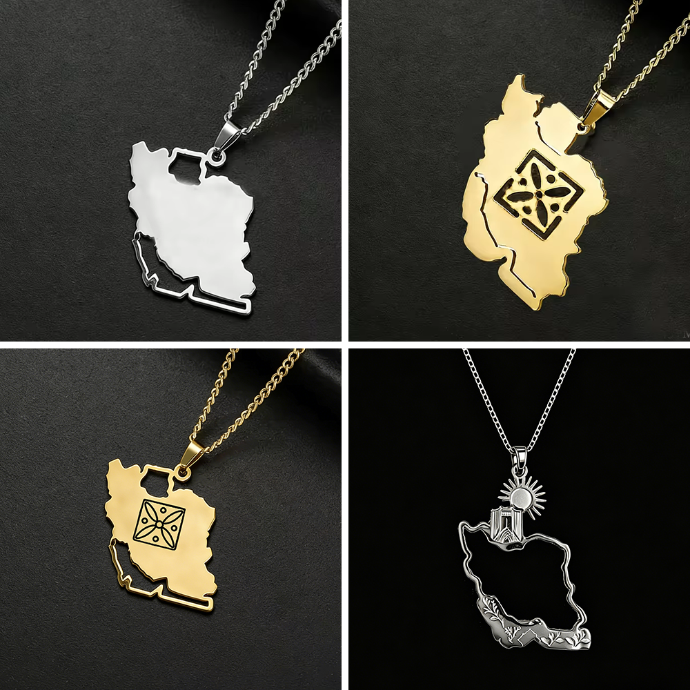 Lucktune Iran Map Pendant Neck – Custom Star Map recenzja i cena