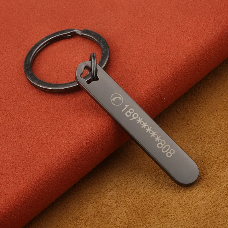 Custom Keychain with Free Engr – Initial Ring Custom recenzja i cena