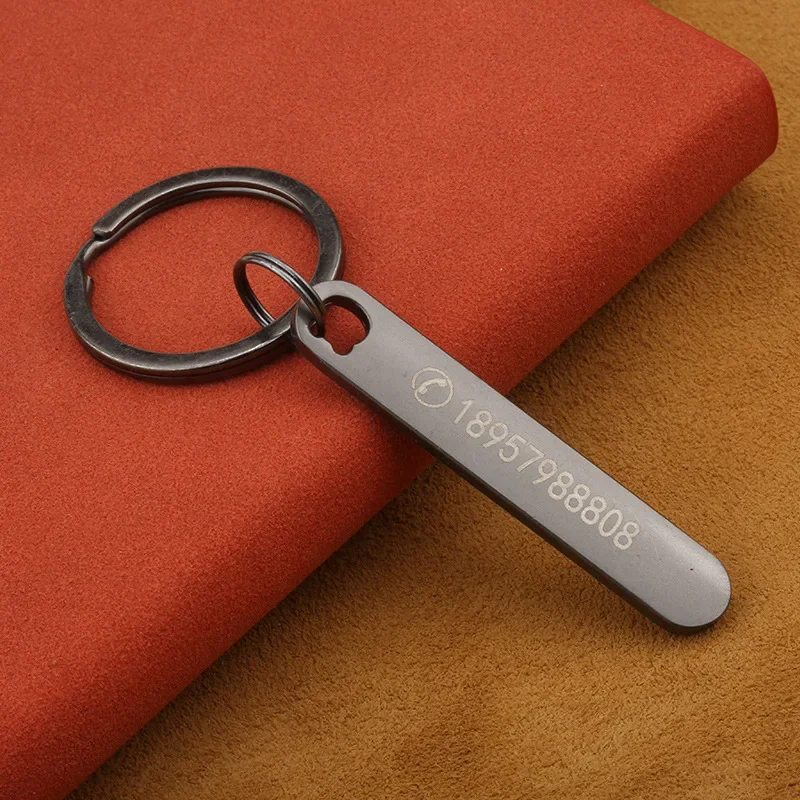 Custom Keychain with Free Engr – Initial Ring Custom recenzja i cena